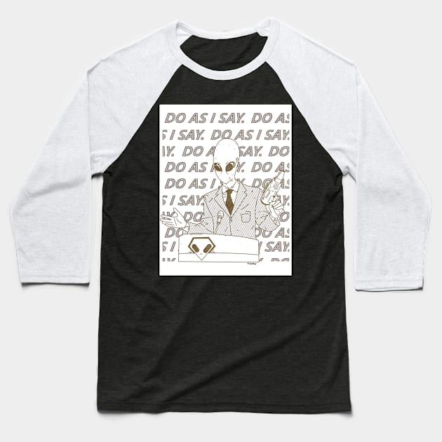 New World Leader Baseball T-Shirt by ControllerGeek